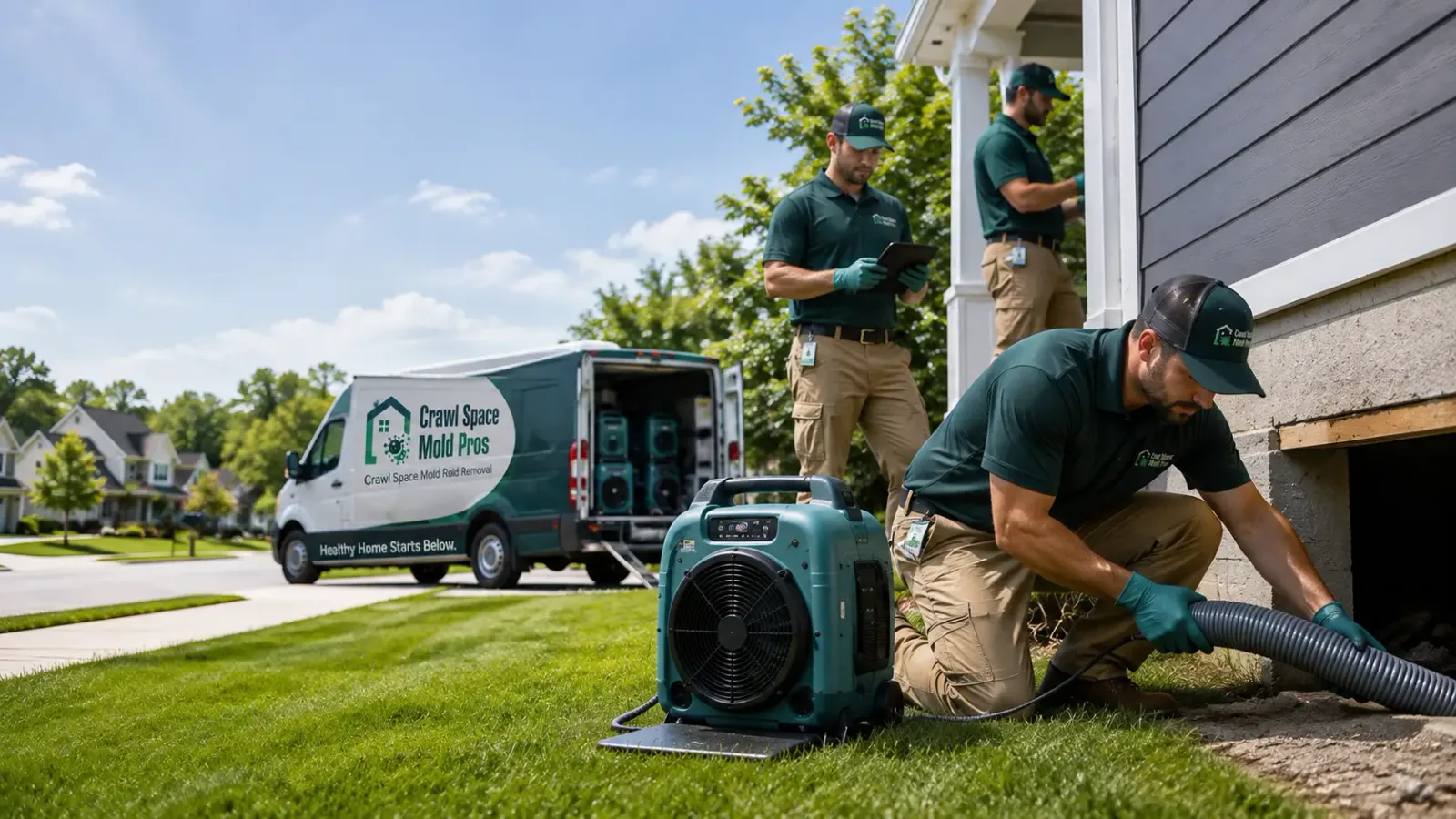 Crawl Space Mold Removal in Solen, ND